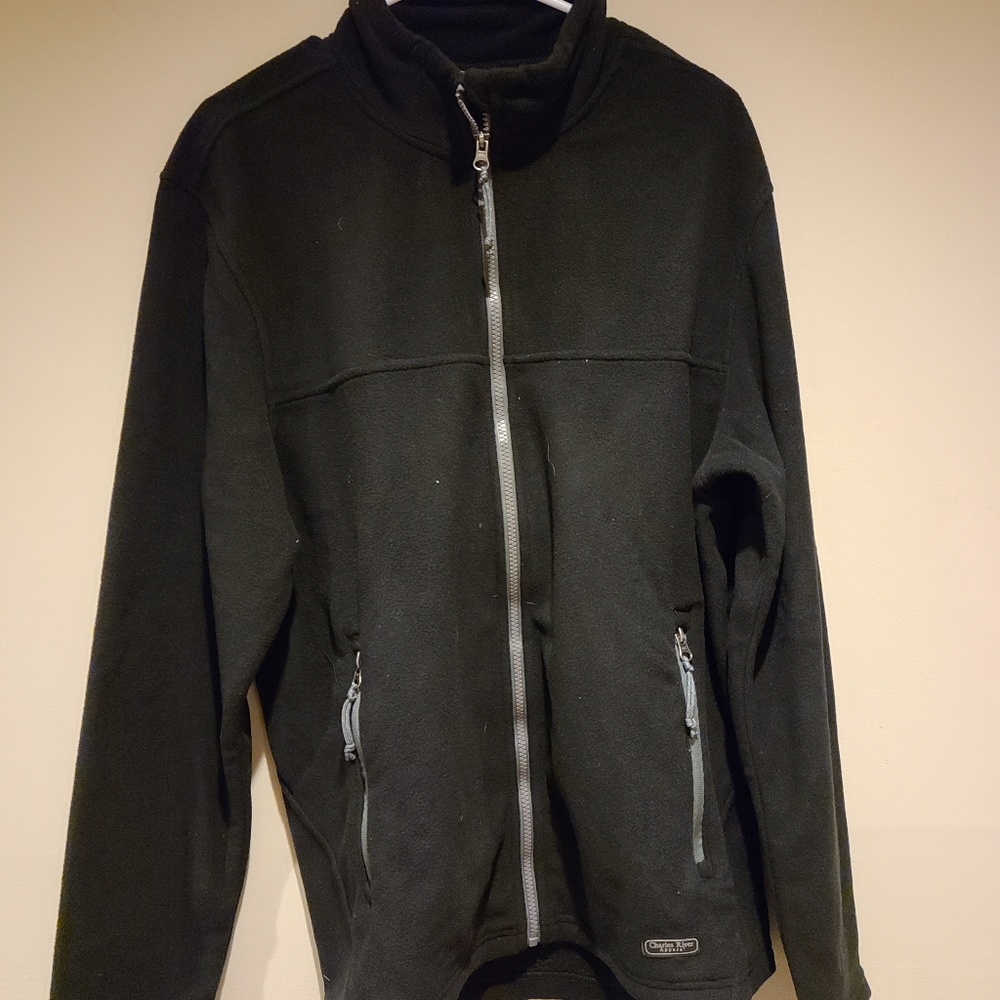 Charles River Mens Full Zip Fleece Jacket